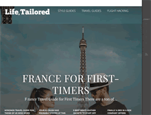 Tablet Screenshot of lifetailored.com